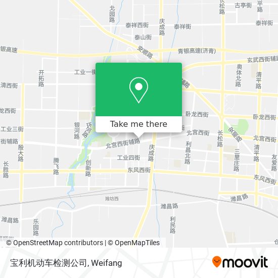 宝利机动车检测公司 map