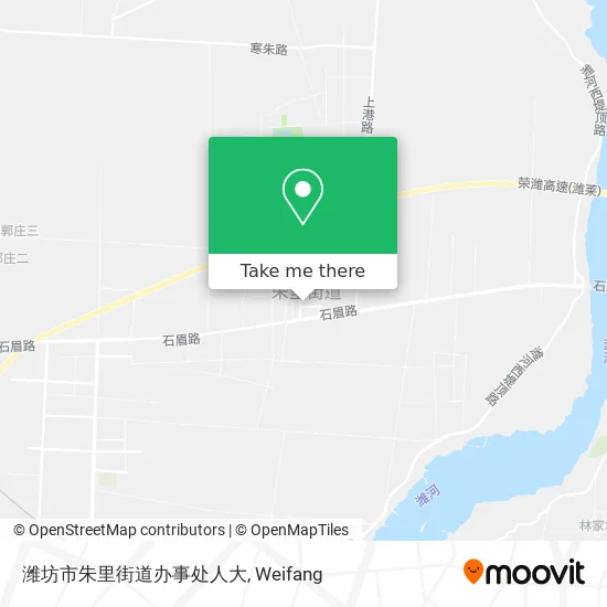 潍坊市朱里街道办事处人大 map