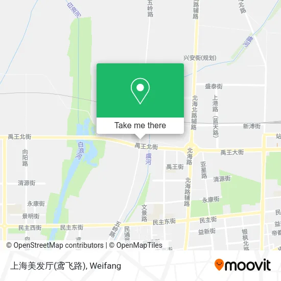 上海美发厅(鸢飞路) map