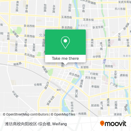 潍坊商校向阳校区-综合楼 map