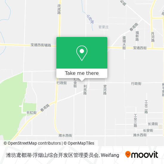 潍坊鸢都湖-浮烟山综合开发区管理委员会 map