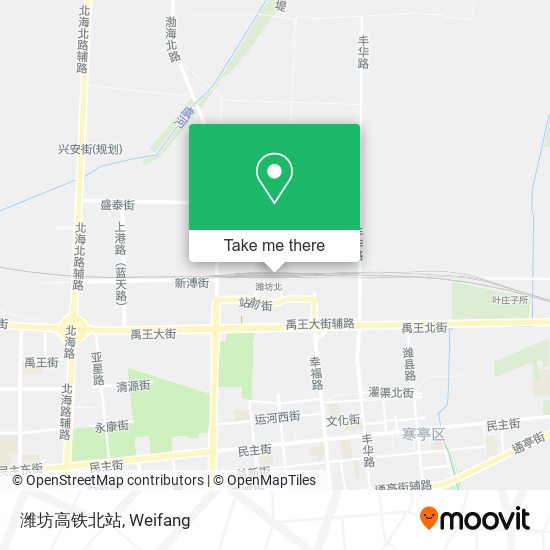 潍坊高铁北站 map