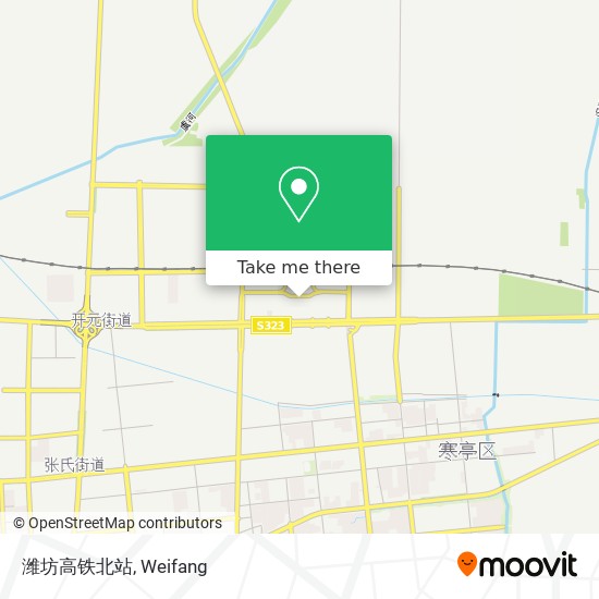 潍坊高铁北站 map