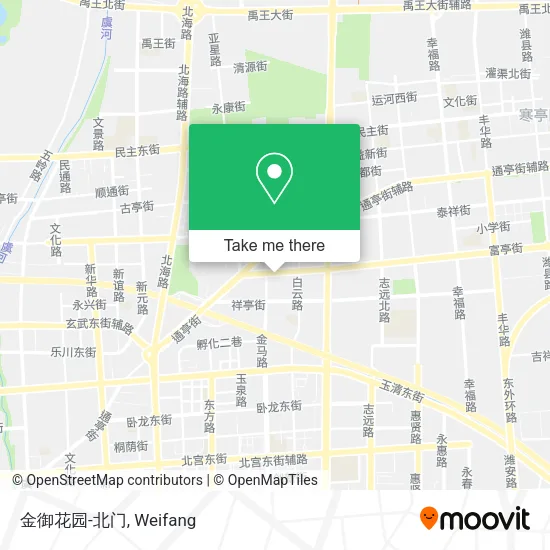 金御花园-北门 map