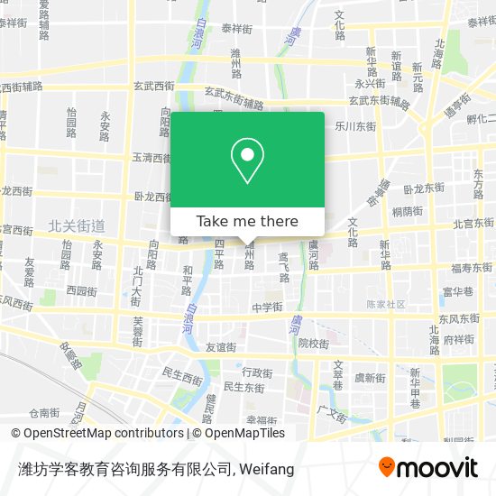 潍坊学客教育咨询服务有限公司 map