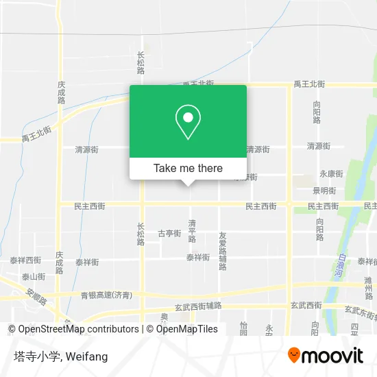 塔寺小学 map