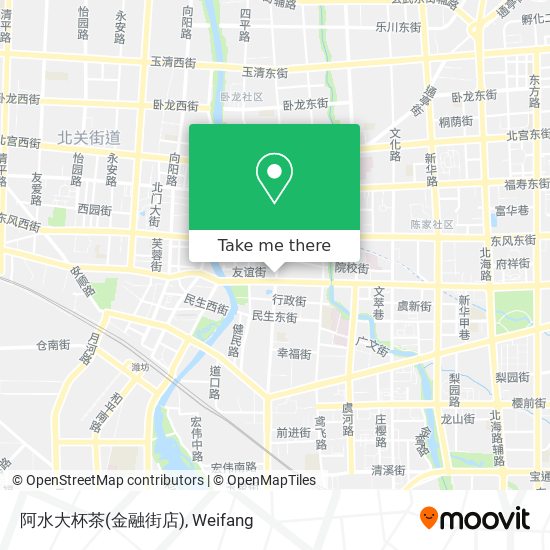阿水大杯茶(金融街店) map