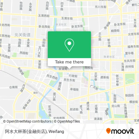 阿水大杯茶(金融街店) map
