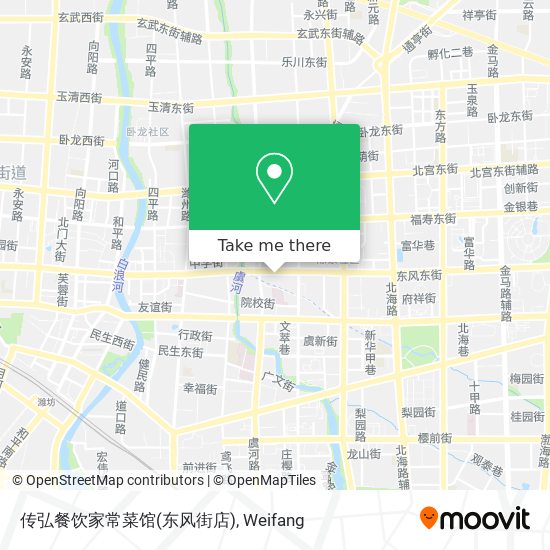 传弘餐饮家常菜馆(东风街店) map