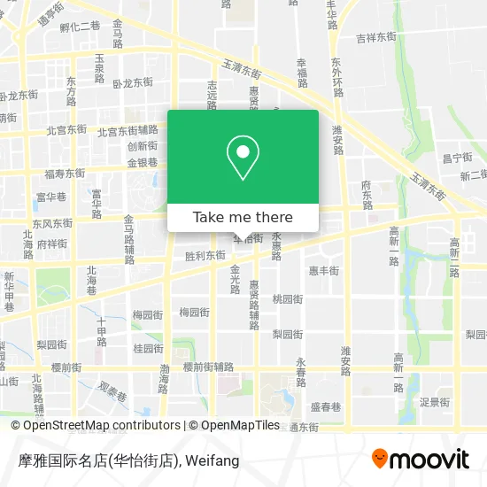 摩雅国际名店(华怡街店) map