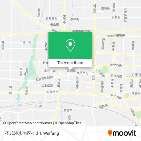 圣菲漫步南区-北门 map