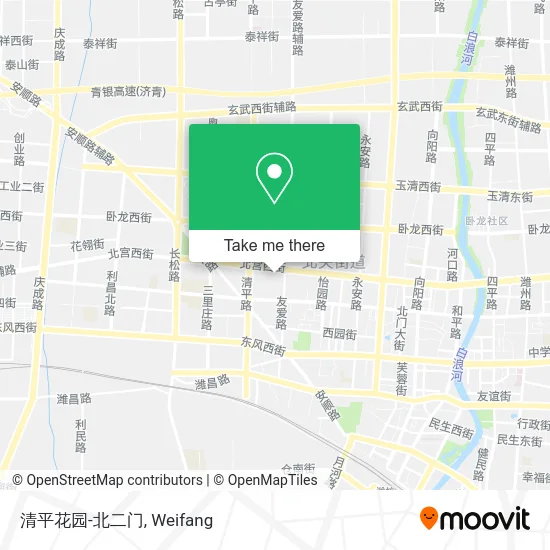 清平花园-北二门 map