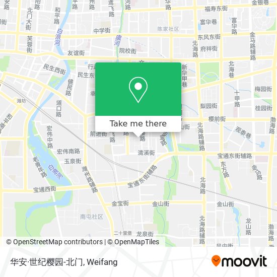 华安·世纪樱园-北门 map