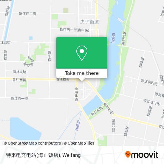 特来电充电站(海正饭店) map