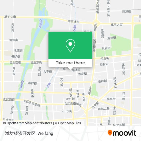 潍坊经济开发区 map