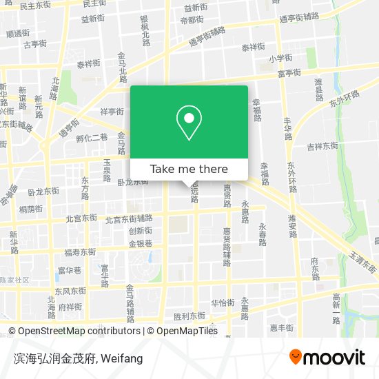 滨海弘润金茂府 map