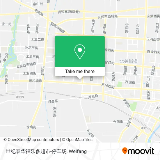 世纪泰华福乐多超市-停车场 map