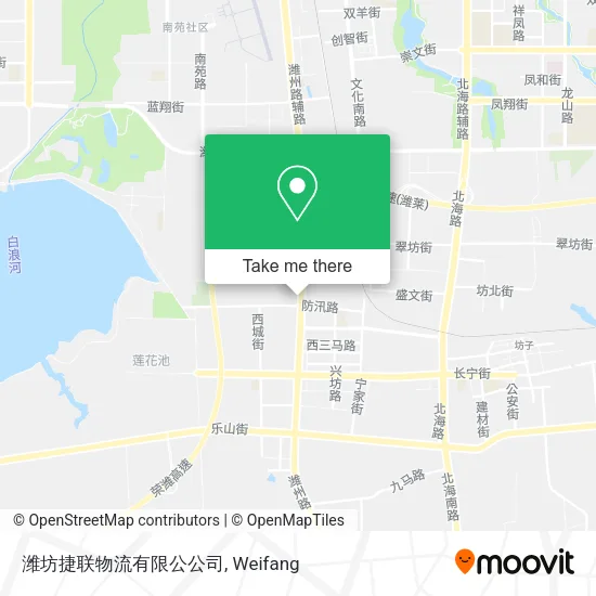 潍坊捷联物流有限公公司 map