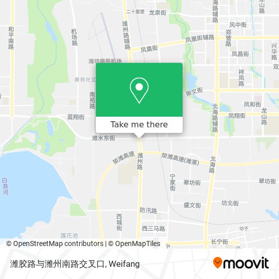 潍胶路与潍州南路交叉口 map