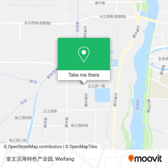 奎文滨海特色产业园 map