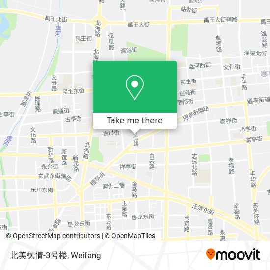 北美枫情-3号楼 map