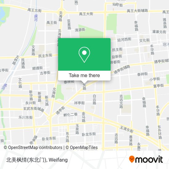 北美枫情(东北门) map
