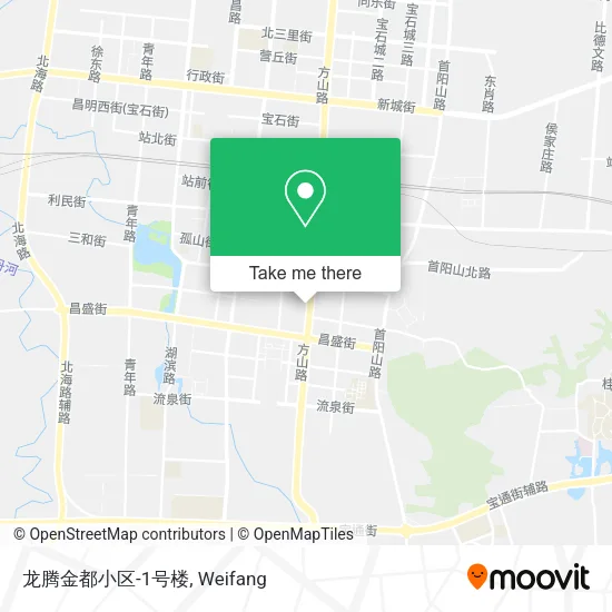 龙腾金都小区-1号楼 map