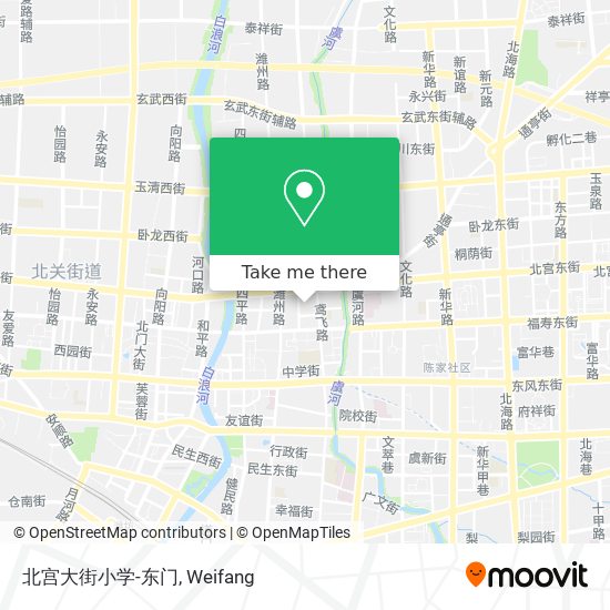 北宫大街小学-东门 map