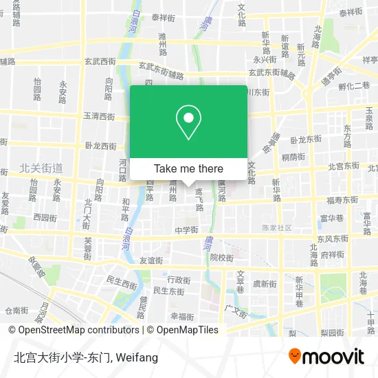 北宫大街小学-东门 map