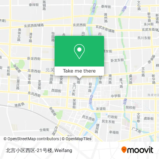 北宫小区西区-21号楼 map