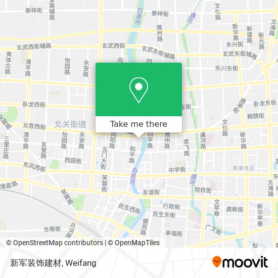 新军装饰建材 map