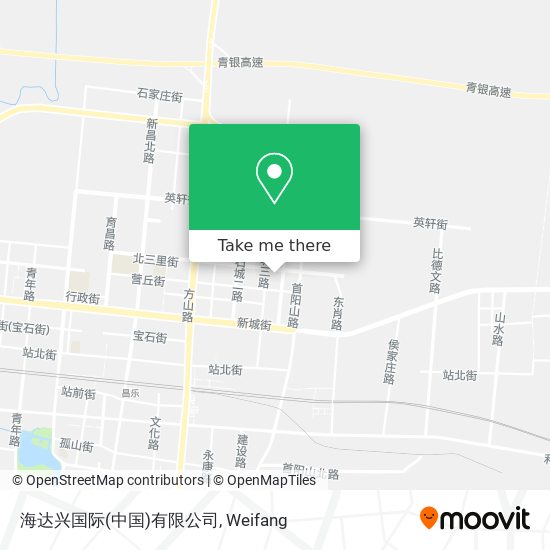 海达兴国际(中国)有限公司 map