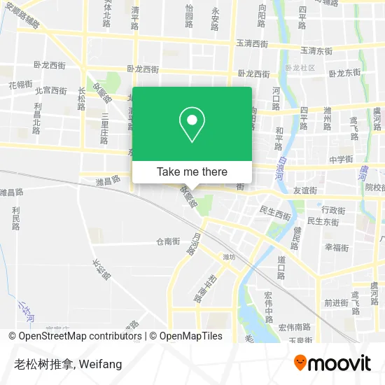 老松树推拿 map