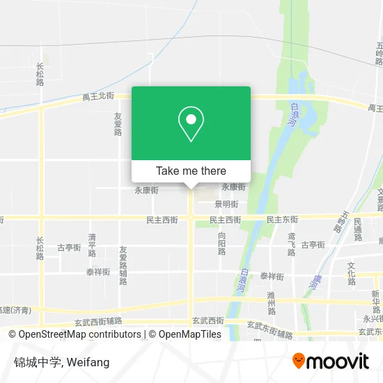 锦城中学 map