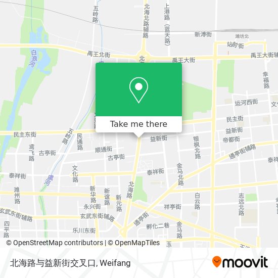 北海路与益新街交叉口 map