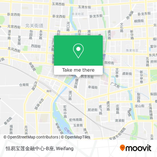 恒易宝莲金融中心-B座 map