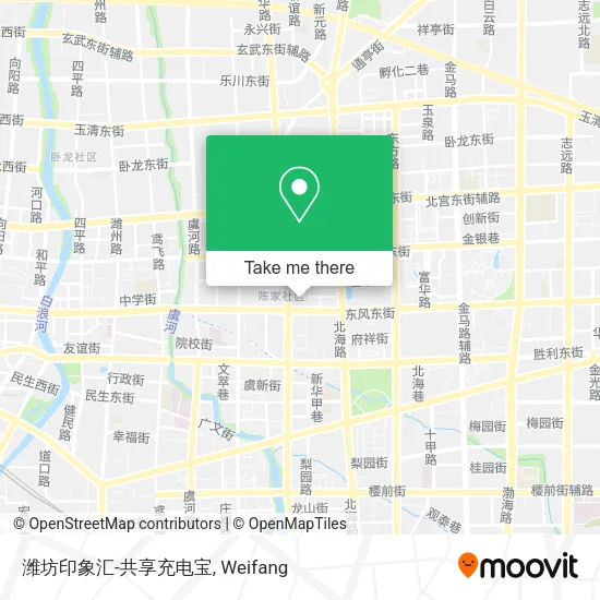 潍坊印象汇-共享充电宝 map