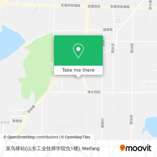 菜鸟驿站(山东工业技师学院负1楼) map