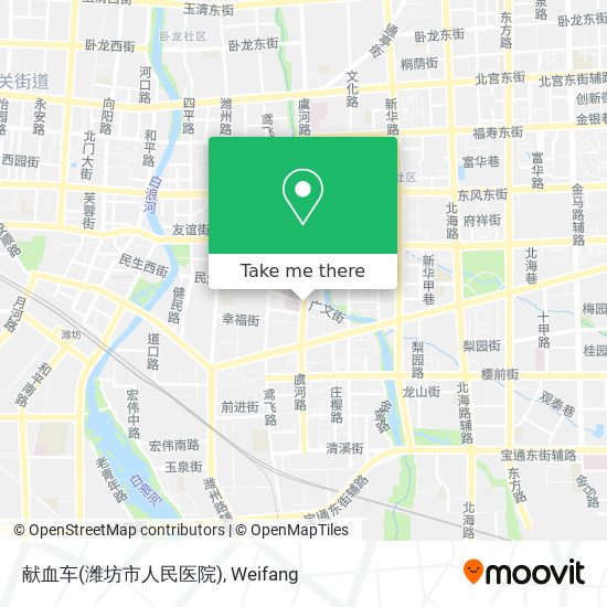 献血车(潍坊市人民医院) map
