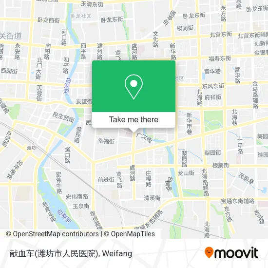 献血车(潍坊市人民医院) map