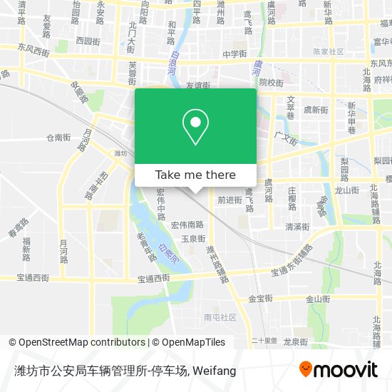 潍坊市公安局车辆管理所-停车场 map