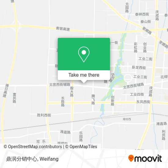 鼎润分销中心 map
