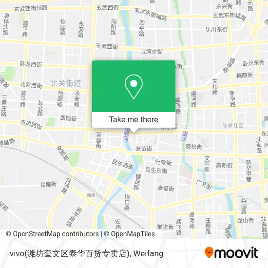 vivo(潍坊奎文区泰华百货专卖店) map