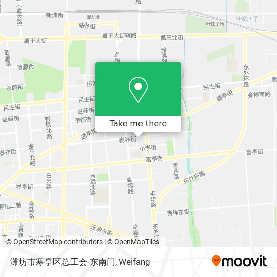 潍坊市寒亭区总工会-东南门 map