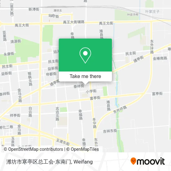 潍坊市寒亭区总工会-东南门 map