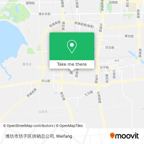 潍坊市坊子区供销总公司 map