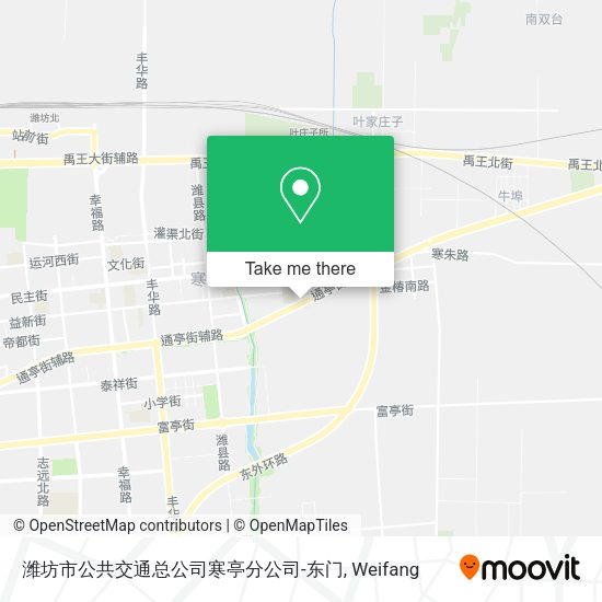 潍坊市公共交通总公司寒亭分公司-东门 map