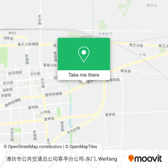 潍坊市公共交通总公司寒亭分公司-东门 map