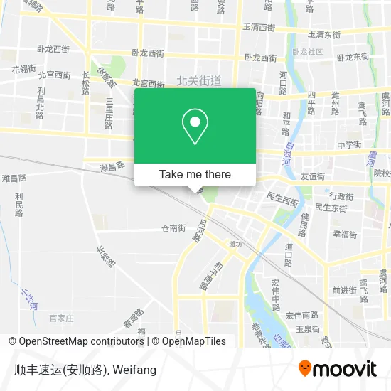 顺丰速运(安顺路) map