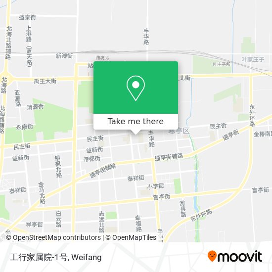 工行家属院-1号 map